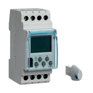 Horloge Hager digitale Monotron 300C basic, 2 mod., hebdo., clé (EG103E)