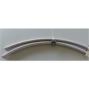 Kit de flexibles en inox F 1 1/4'' 2x80 cm