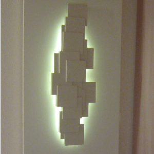 Leds intégrées au radiateur Sculptural
