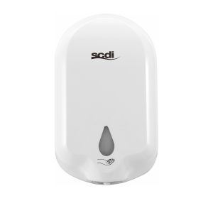 Distributeur de savon automatique SCDI, mural, Blanc