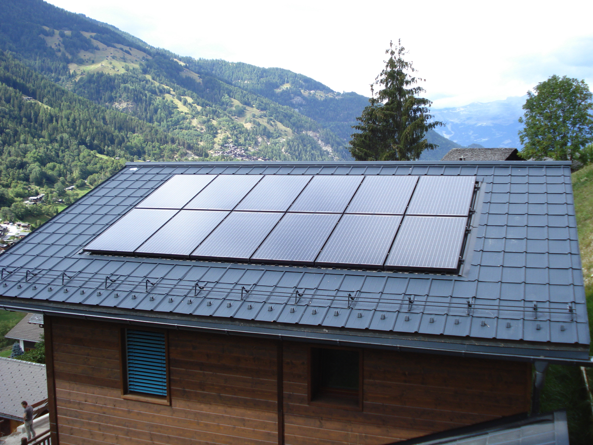 Centrale solaire de 2'880 Wc à 3961 Vissoie