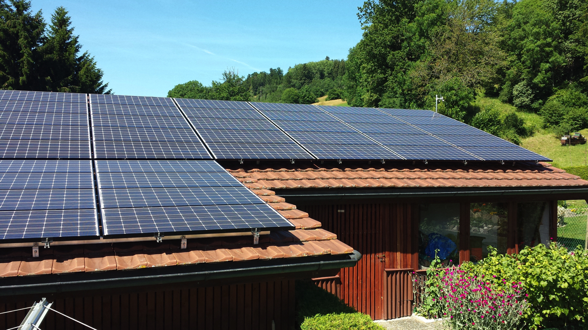 Centrale solaire de 9'120 Wc à 1651 Villarvolard