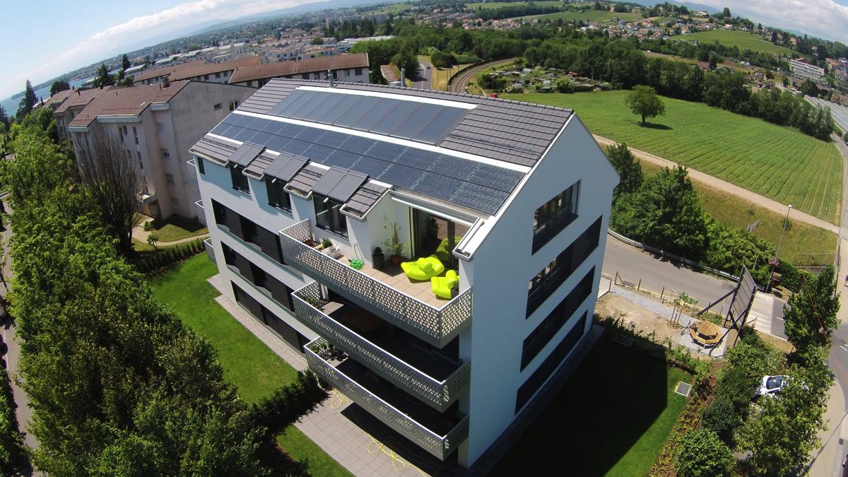 Centrale solaire de 6'000 Wc à 1028 Préverenges
