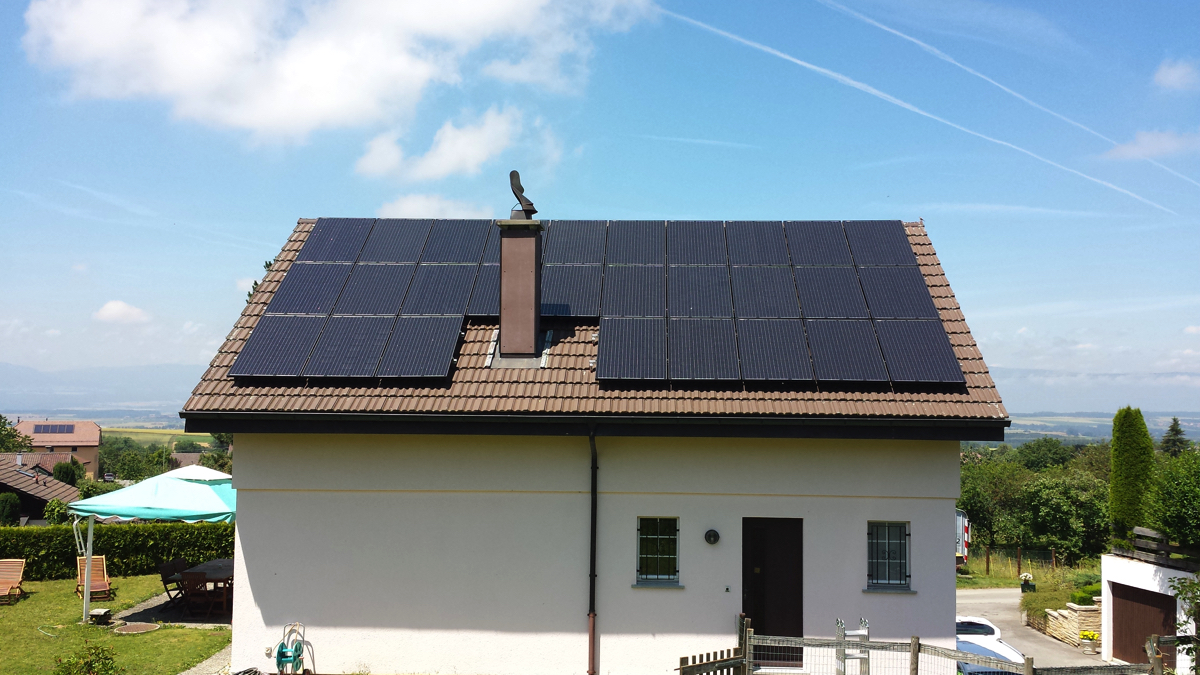 Centrale solaire de 7'000 Wc à 1058 Villars-Tiercelin