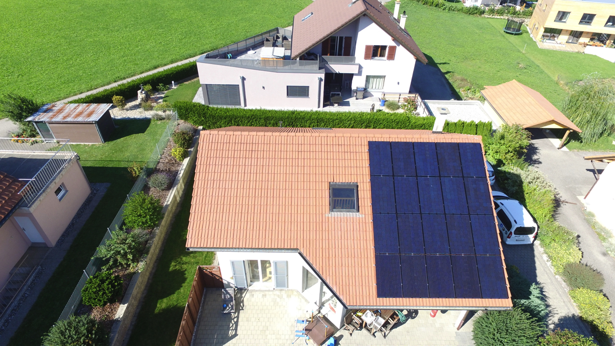 Centrale solaire de 5'200 Wc à 1630 Bulle